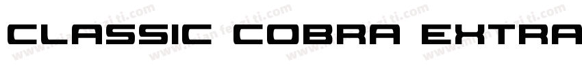 Classic Cobra Extra Condensed字体转换